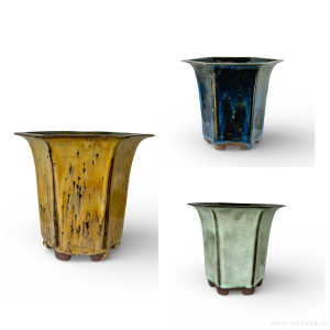 Handcrafted cascade bonsai pots by Mooi River Bonsai